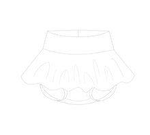 Load image into Gallery viewer, Swim Skirted Bummies