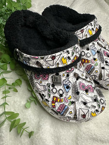 Adult Fluffy Clogs